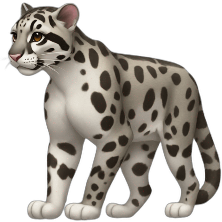 Clouded Leopard Full Body emoji