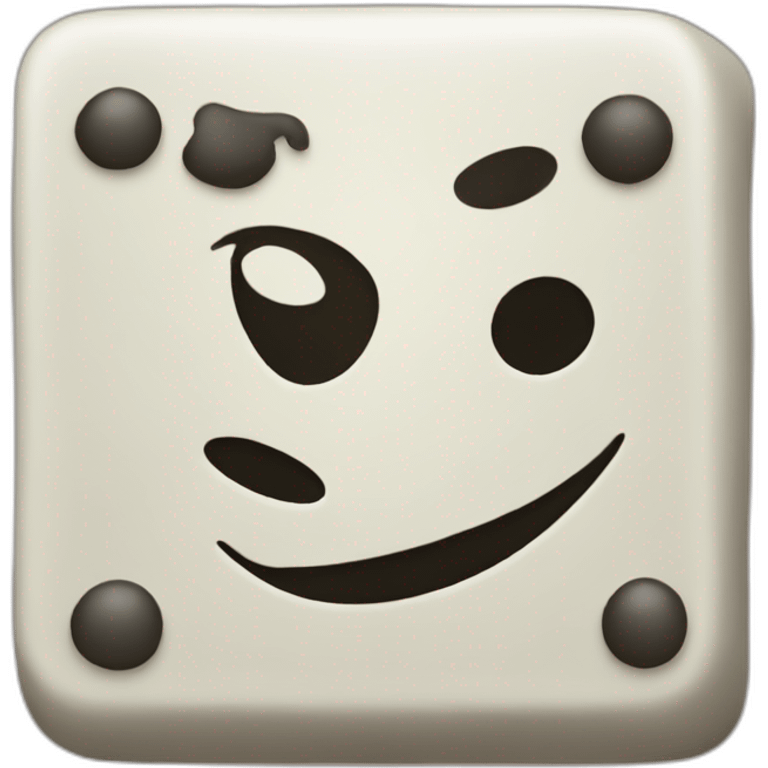 Playing mahjong emoji