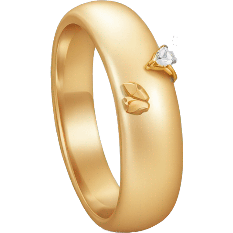 Wedding ring on finger  emoji