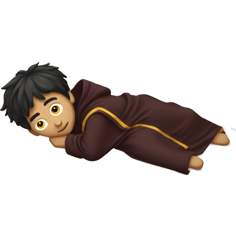 Harry Potter robe Person lying down face down emoji