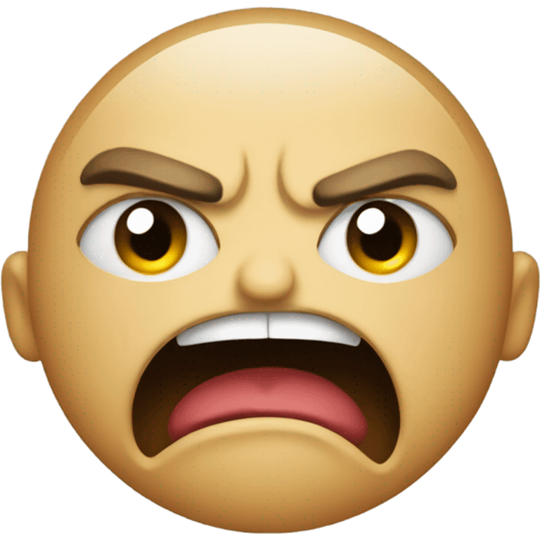 angry face with feet emoji