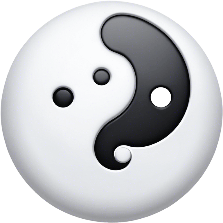 El yin y el yang emoji