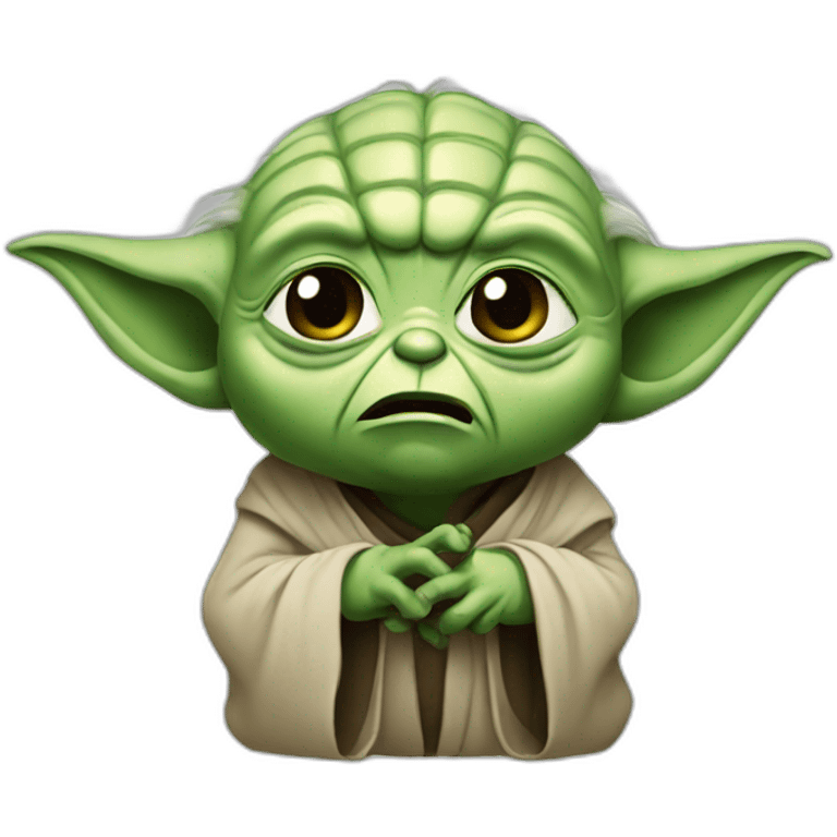 yoda cry  emoji