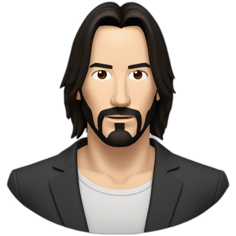 keanu reeves hair emoji