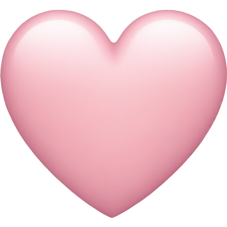 pastel pink heart emoji