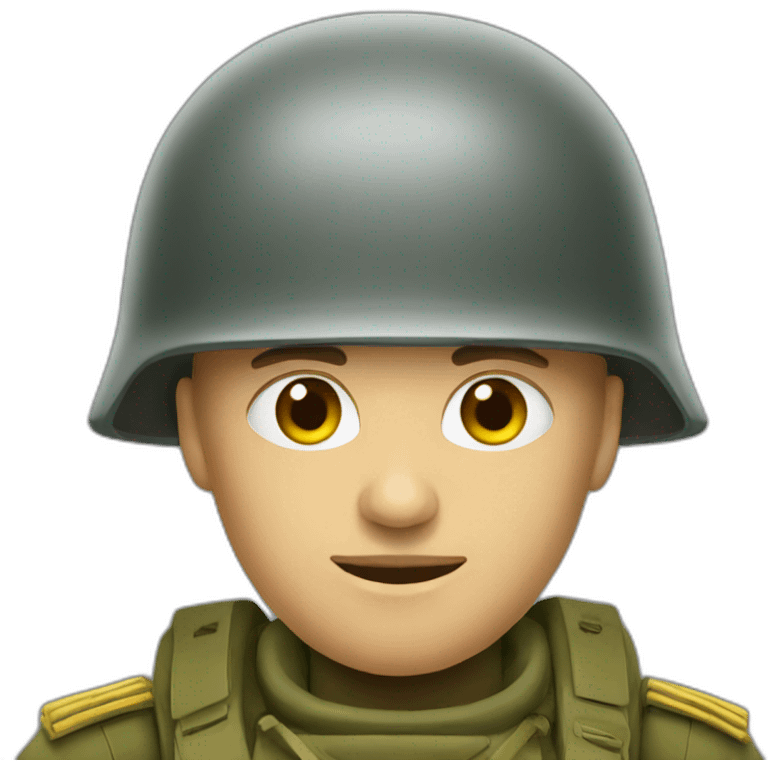 ukranian soldier emoji