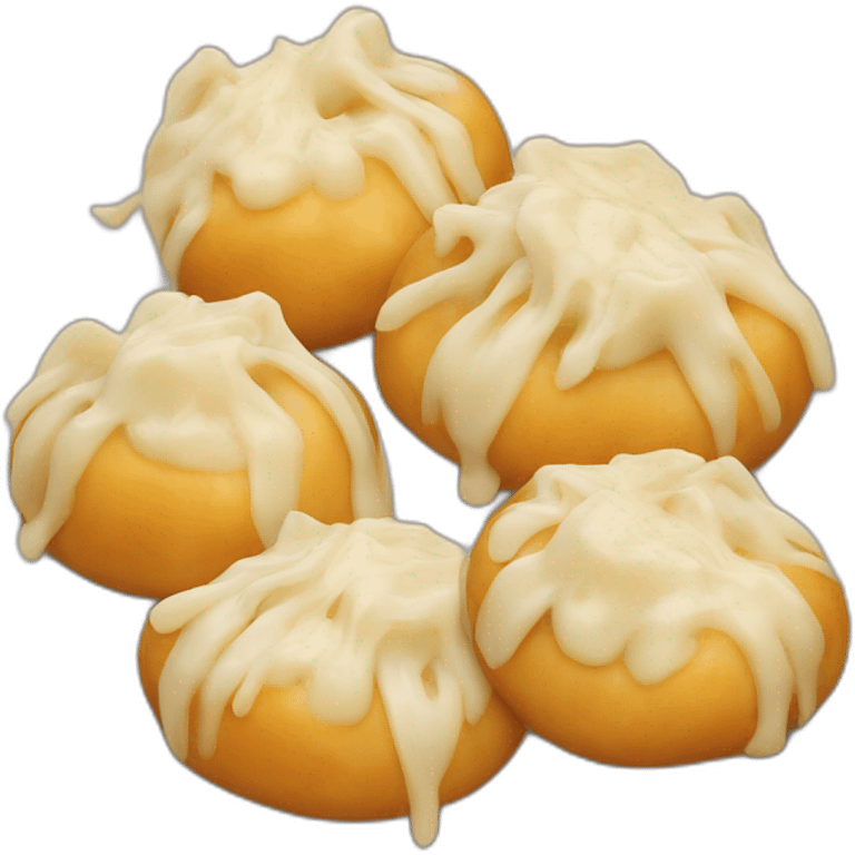 Cheese momos emoji