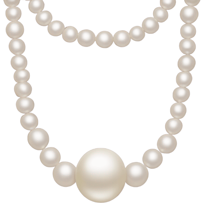 pearl necklace emoji