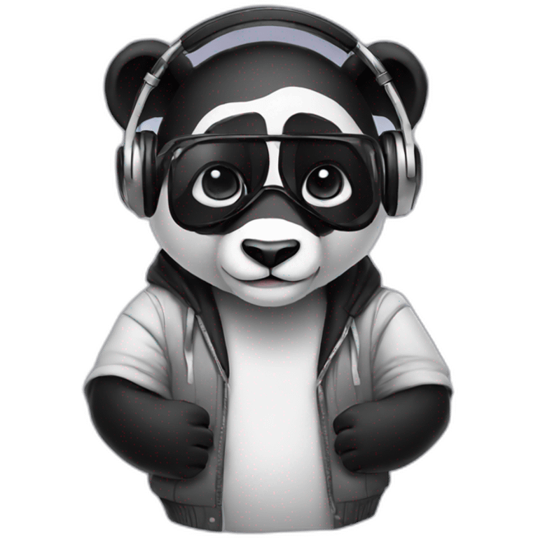 Panda dj emoji