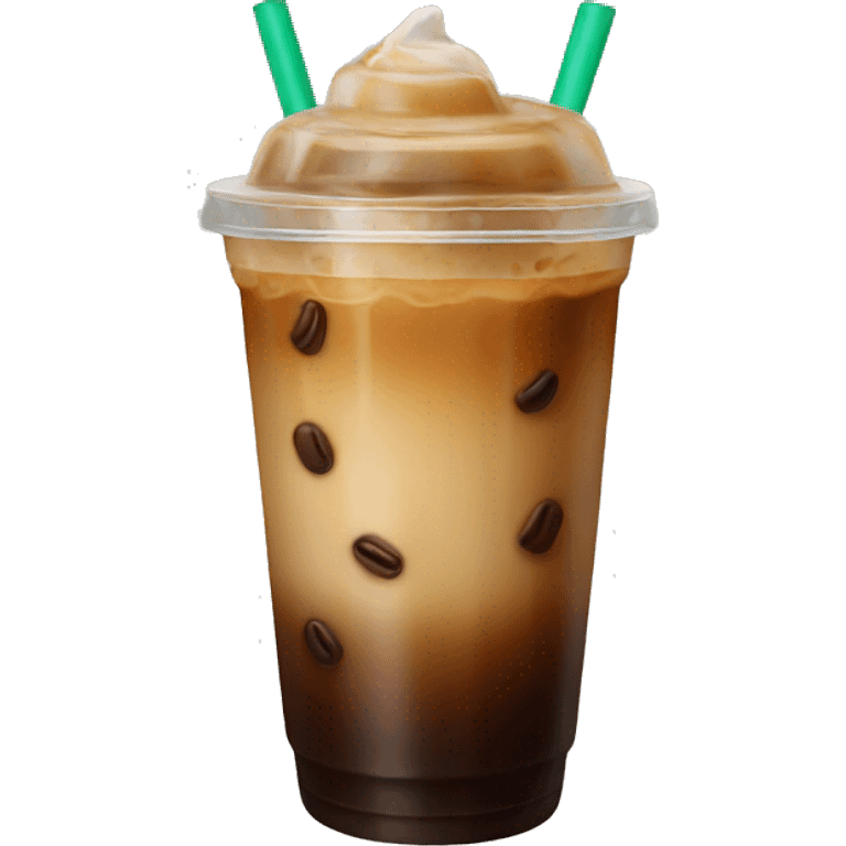 Iced coffee emoji