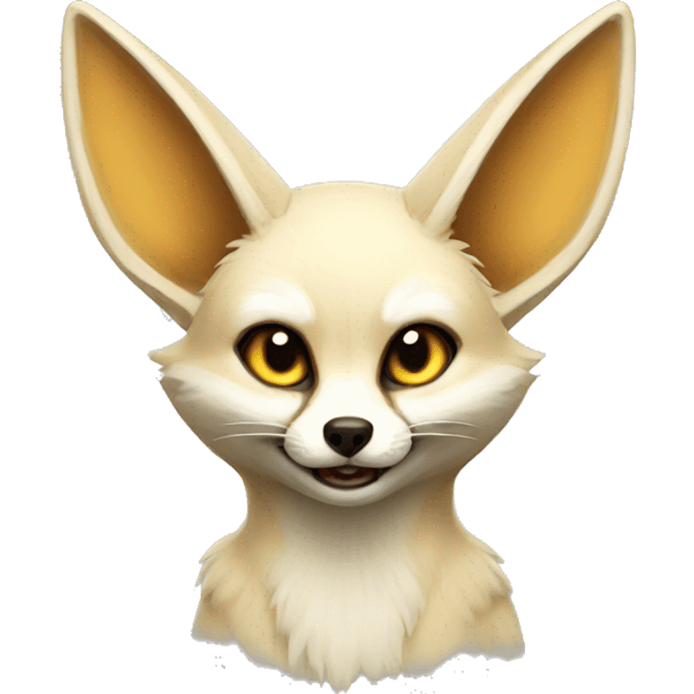 Evil fennec emoji