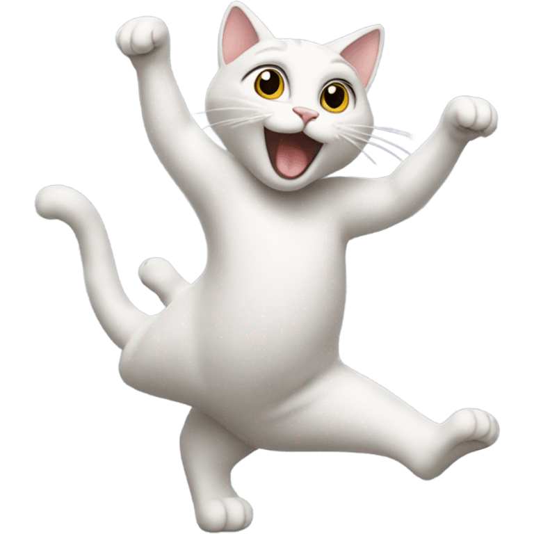 Cat dancing emoji