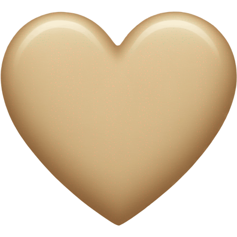 Beige Heart emoji