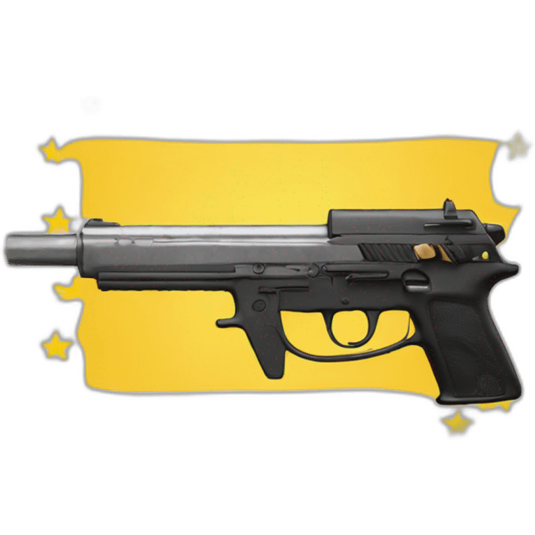 european union flag with gun emoji