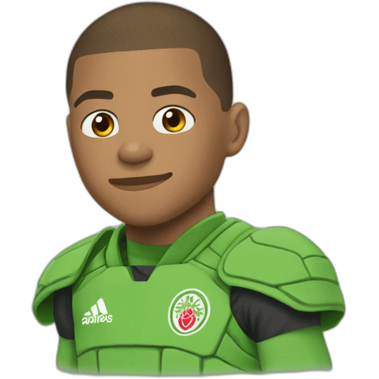 Mbappe en tortue ninja emoji