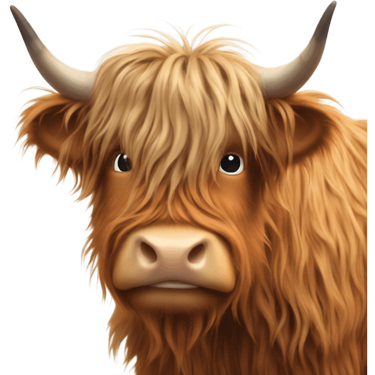 Vermont highland cow  emoji