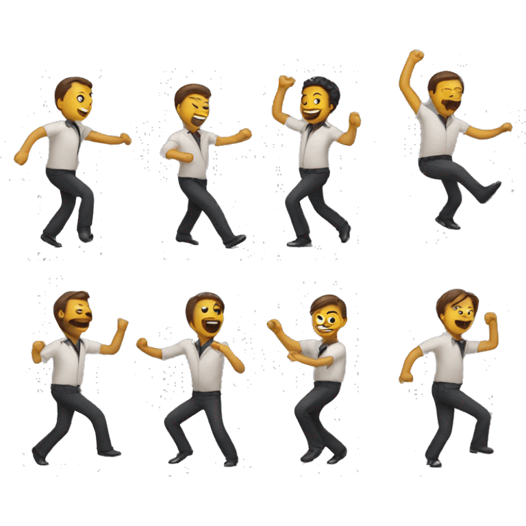 Dancing band  emoji