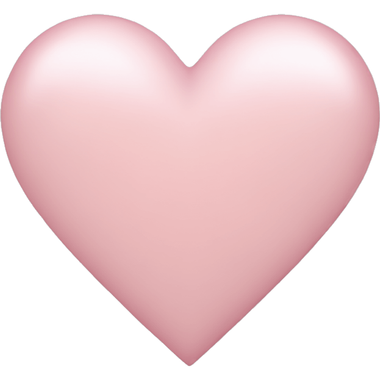 light pink heart emoji