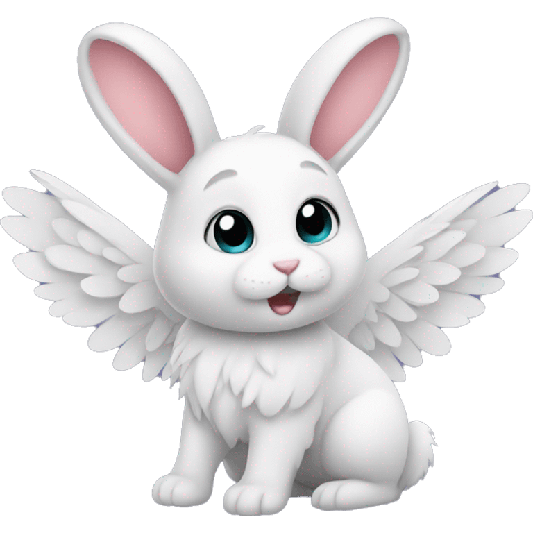 Bunny with wings emoji