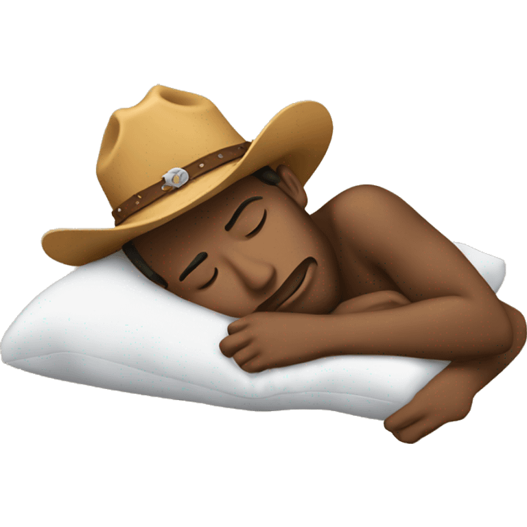 cowboy emoji sleeping emoji