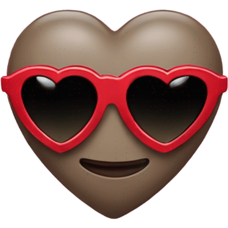 Heart with sunglasses  emoji