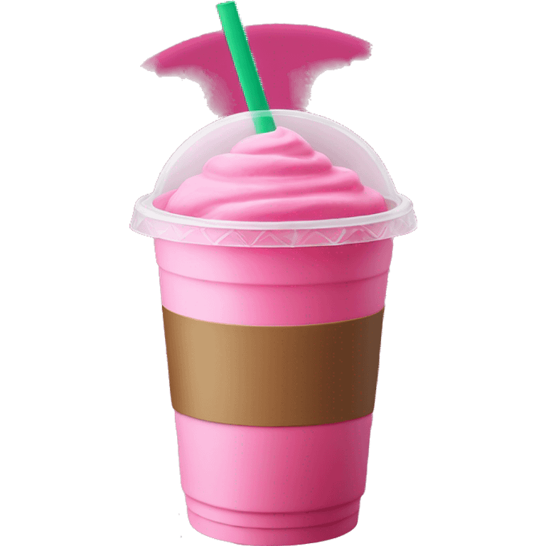 Pink drink from Starbucks  emoji