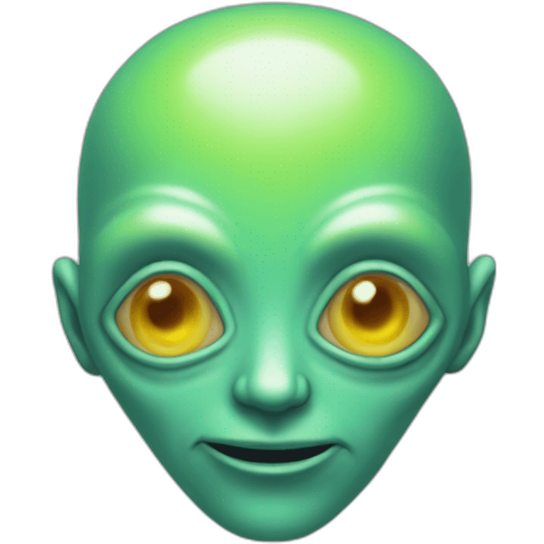 Alien trippy mode emoji