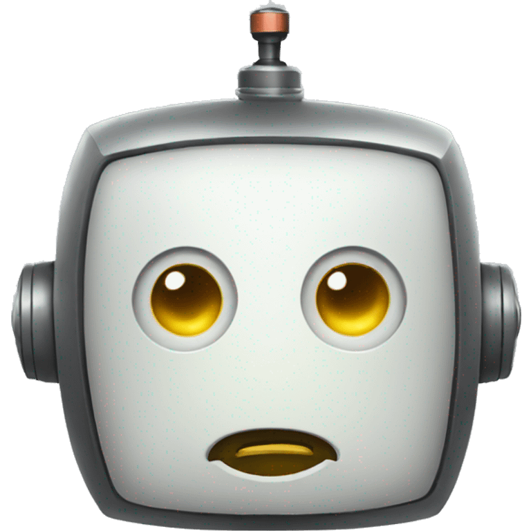 surprised robot emoji