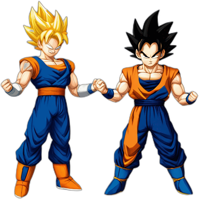 goku and vegeta emoji