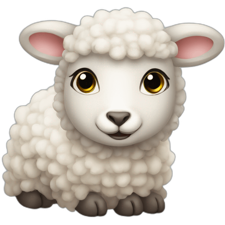 Baby sheep emoji