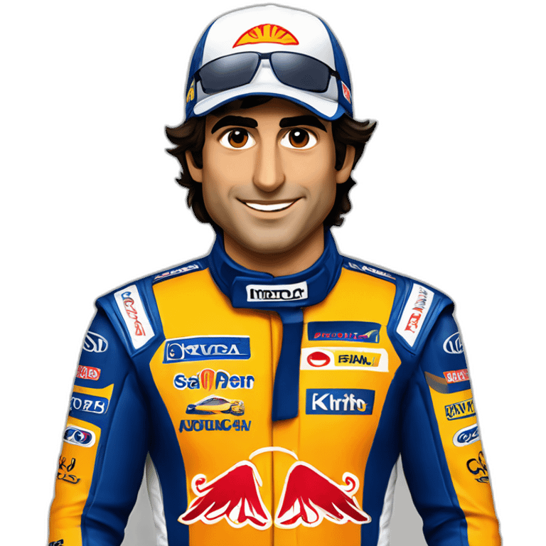 carlos sainz junior ferrairi emoji