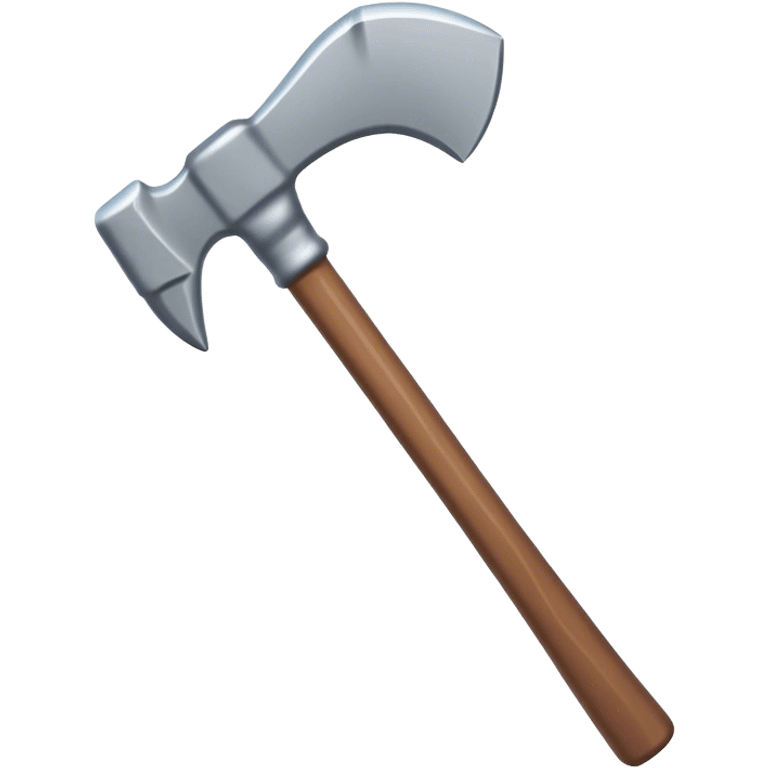 Clash of Clans aesthetic: Cinematic Playful Pixel 3D isometric Pickaxe Emoji, rendered in a 3D vector-style similar to standard emojis with minimal shading and bold, simplified shapes. A compact, distinct form with signature details, softly glowing with a pixelated adventure charm. Simplified yet unmistakably iconic, highly detailed and consistent, glowing with a soft radiance and high shine. Stylized with a touch of classic pixel-art charm and a soft glowing outline, capturing the essence of a beloved gaming relic with a friendly, playful manner! emoji