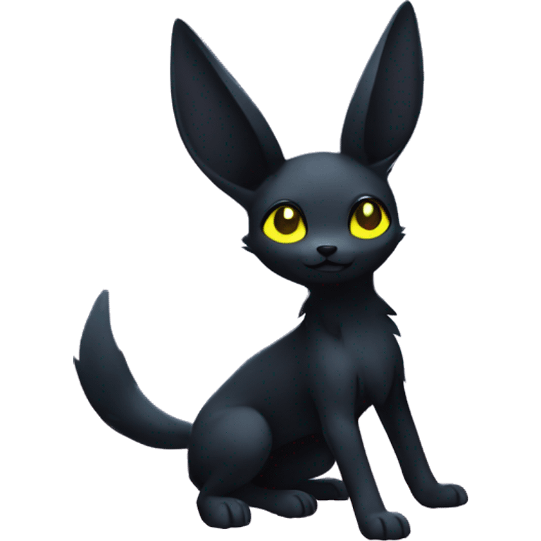 Lunar Nebula Umbreon full body emoji