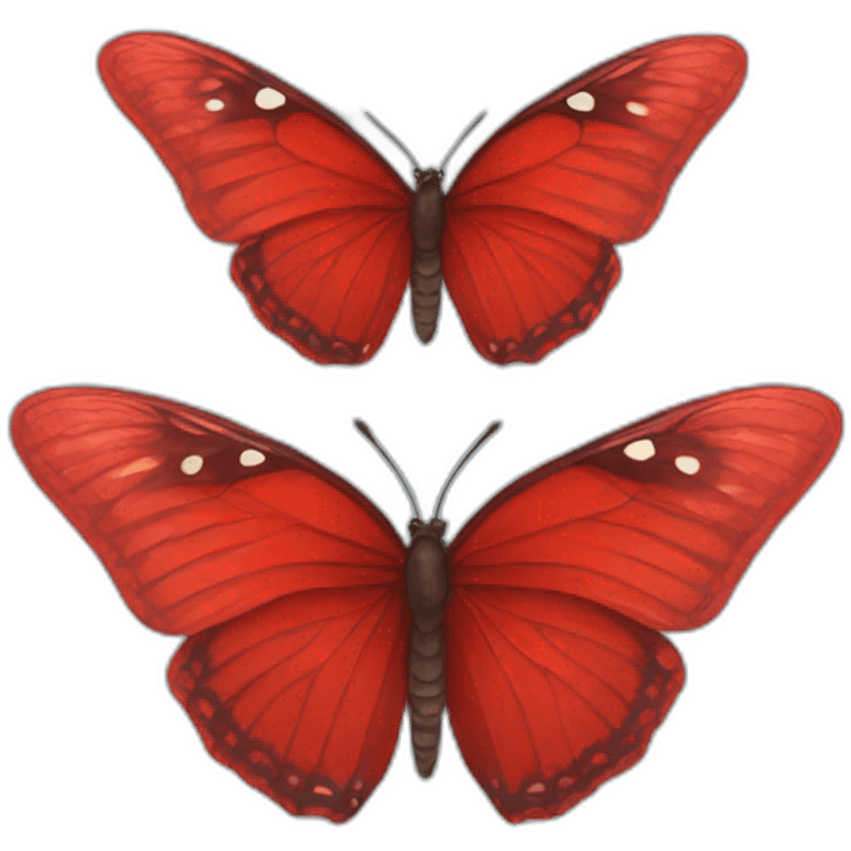 Red butterfly emoji