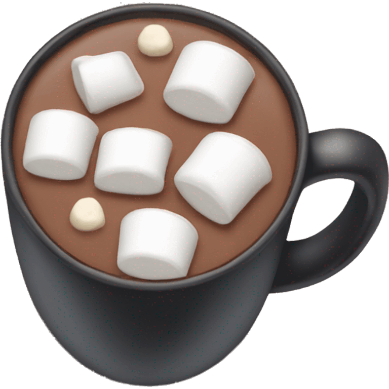 hot cocoa with marshmallows aesthetic  emoji