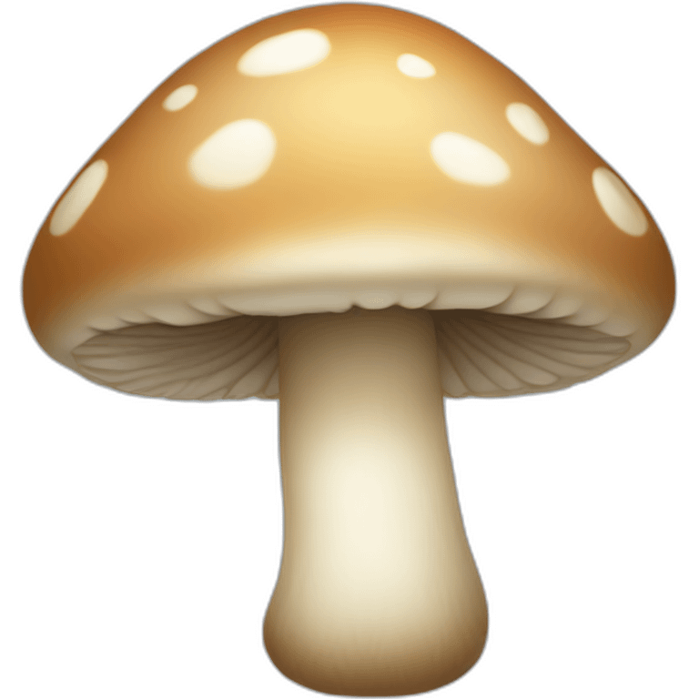 skin-colored mushroom emoji