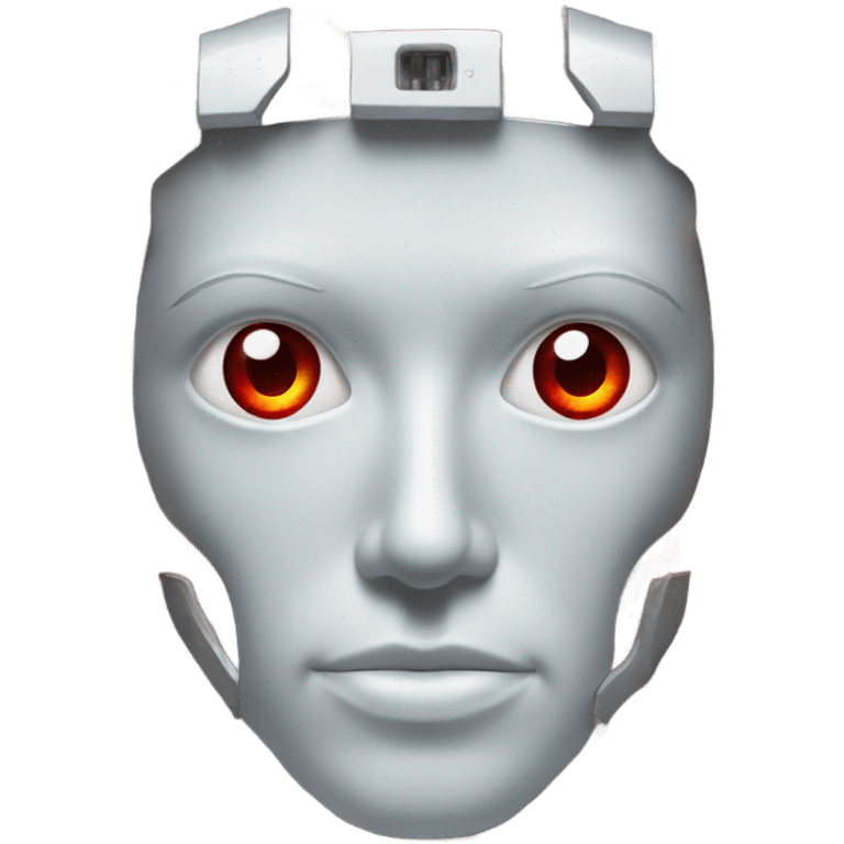 Terminator robot face emoji