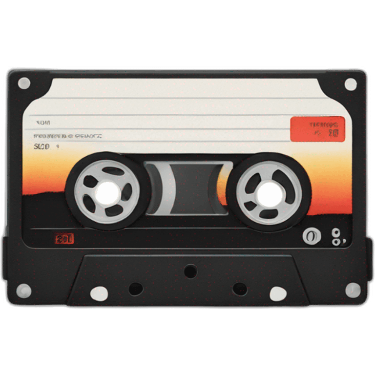 Cassette mixtape emoji