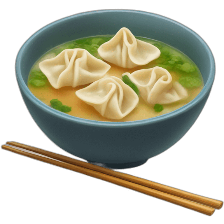 wonton soup emoji