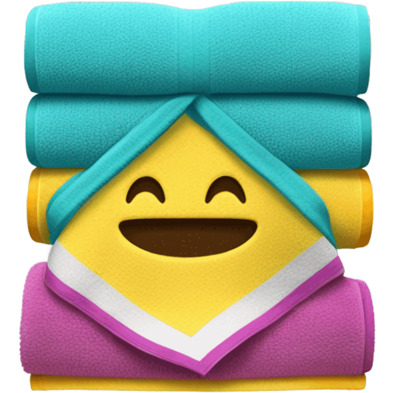 small cleaning towel emoji