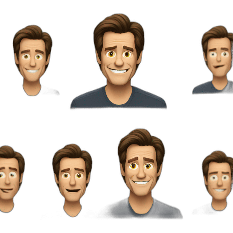 jim carrey in television emoji