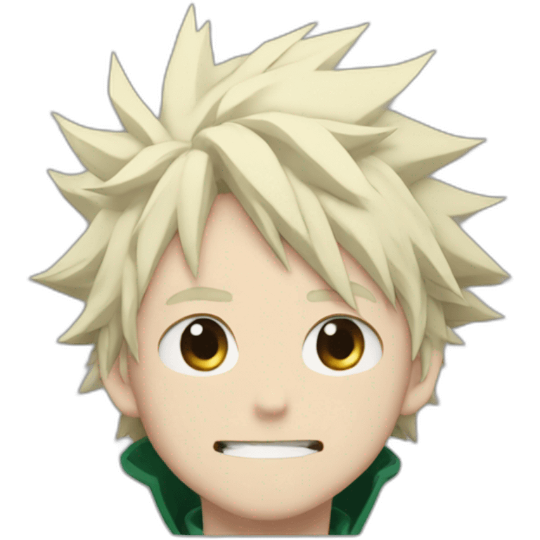 Bakugo my hero academia no smile emoji