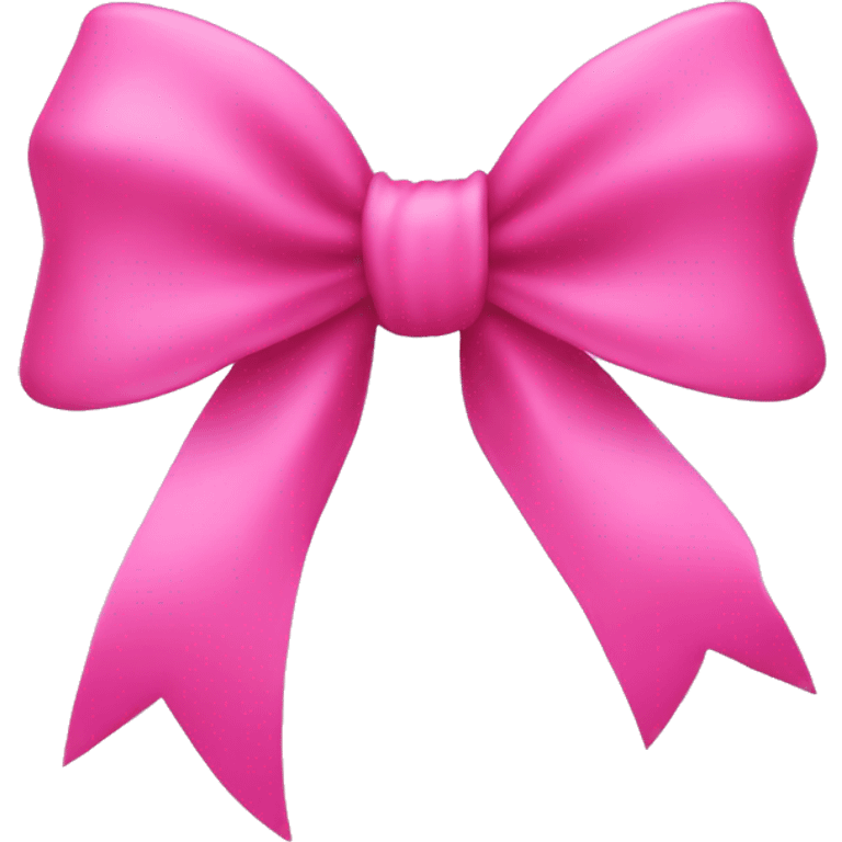 pink bow for hair emoji