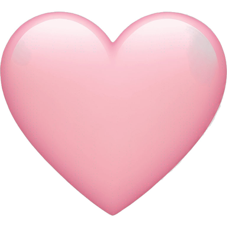 light pink heart emoji