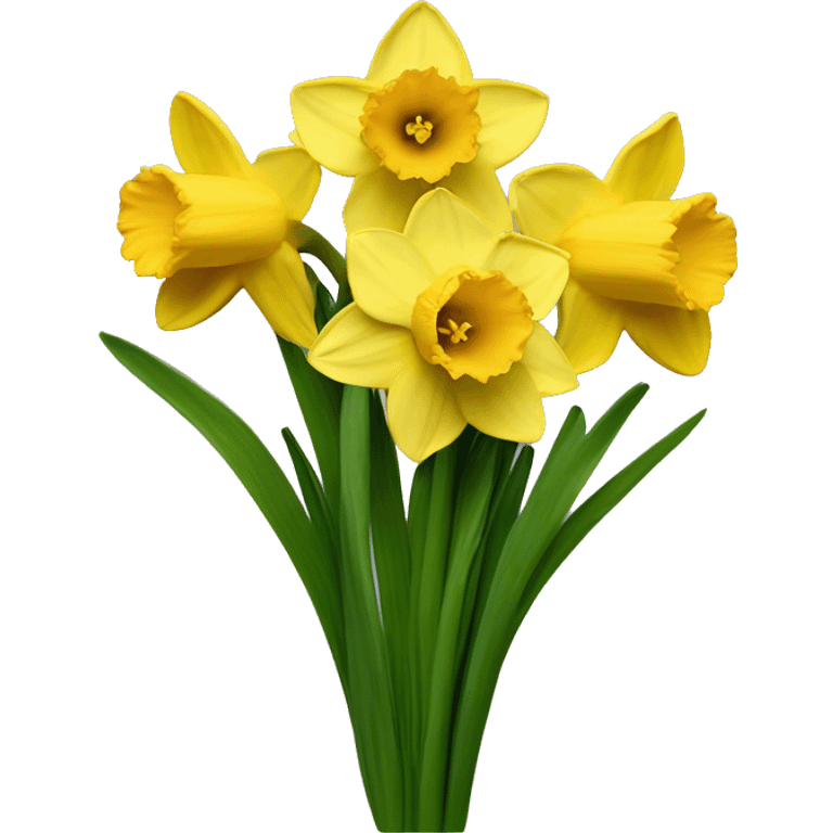 Daffodil bouquet ￼ emoji