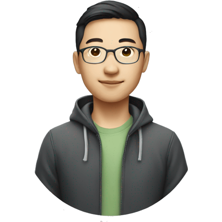 chinese student, founder of a startup, handso emoji