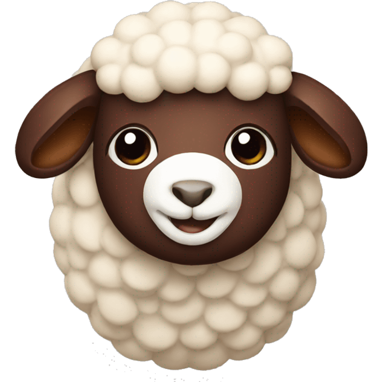 sheep chocolate emoji