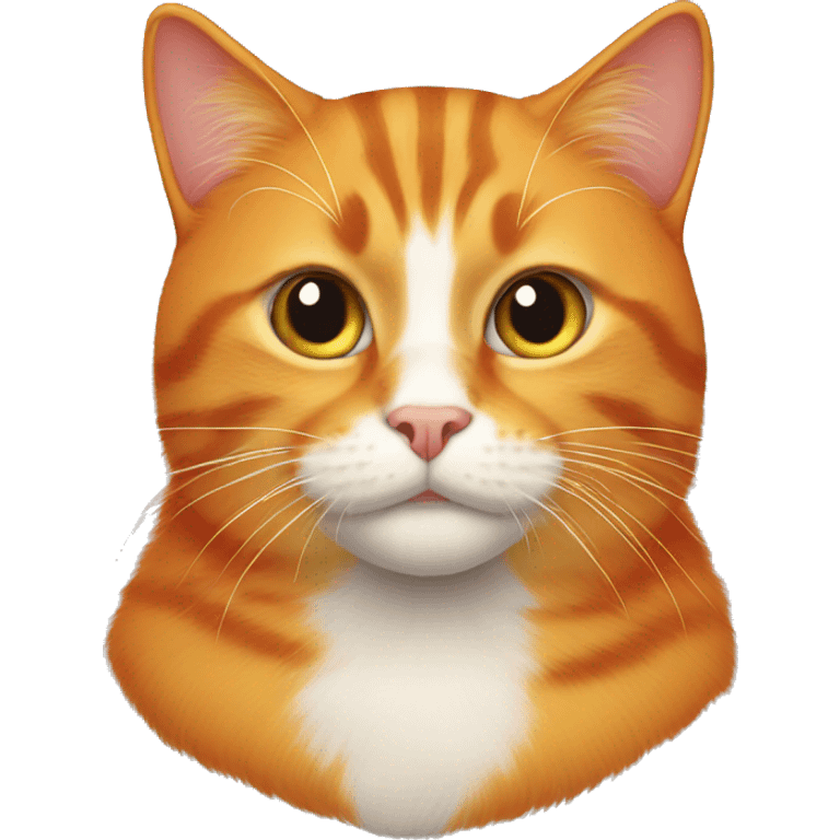 Orange cat emoji