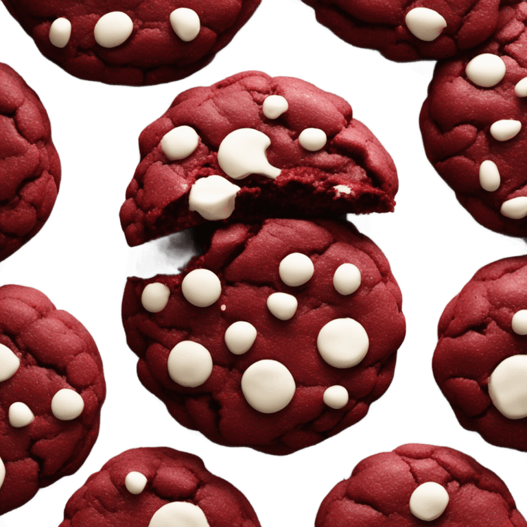 Red velvet cookie emoji