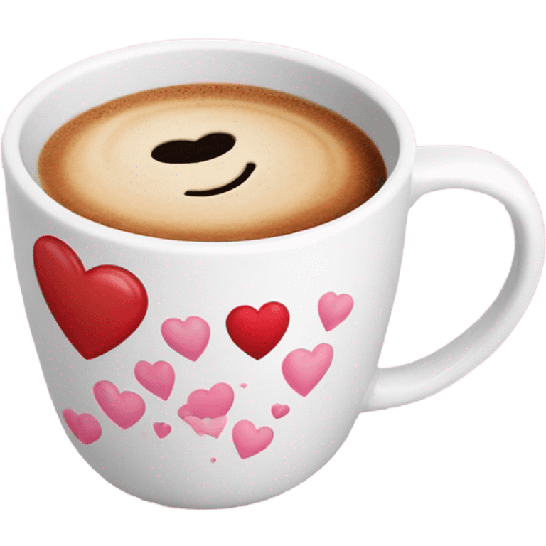 Valentines coffee mug emoji